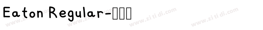 Eaton Regular字体转换